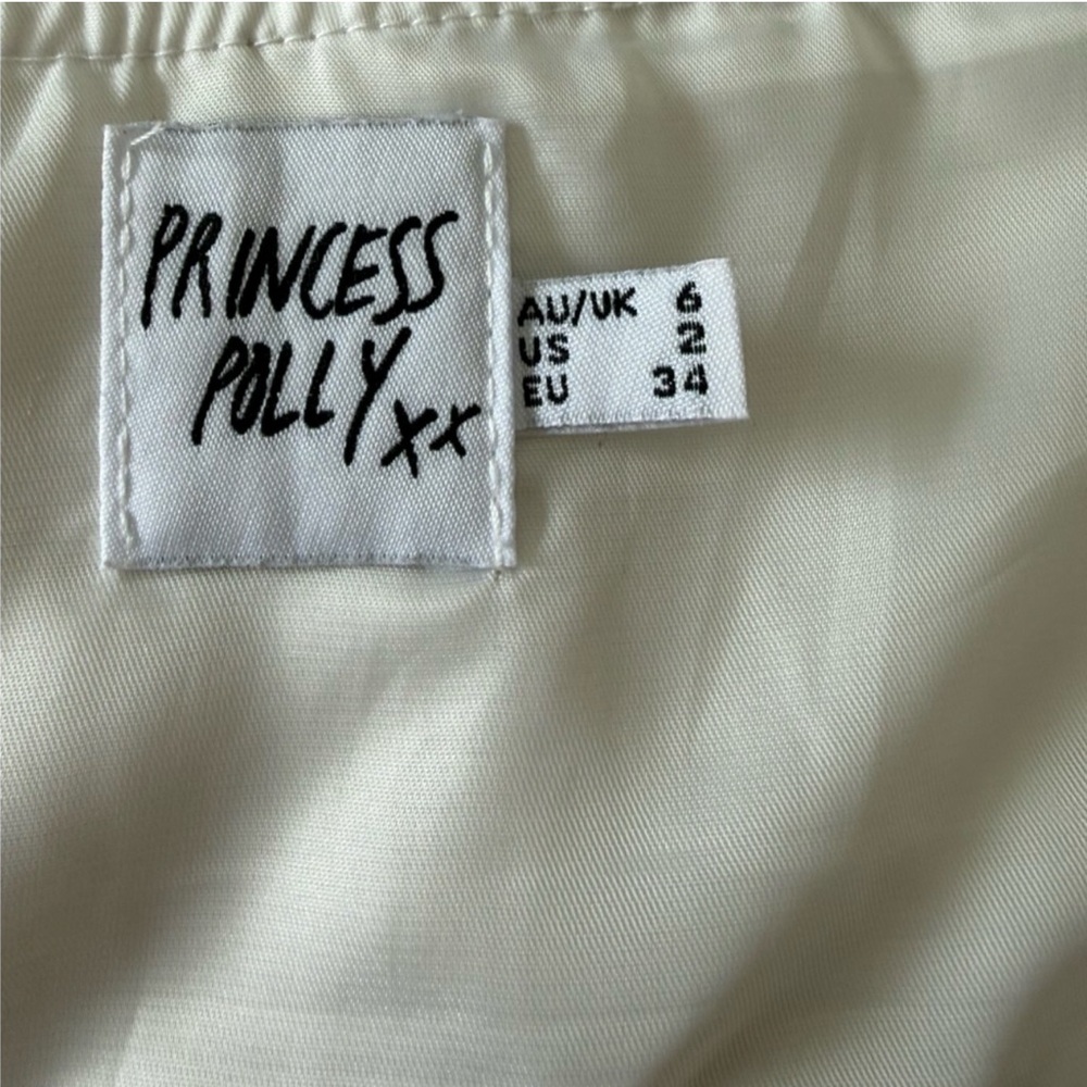 Princess Polly White Palladia Pu Jordy Halter Corset Top - Picture 7 of 7